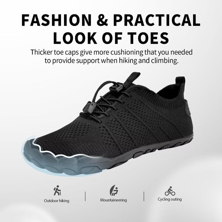 IceUnicorn Barfussschuhe Damen Herren Breite Traillaufschuhe Zehenschuhe Unisex Schwimmschuhe Strand