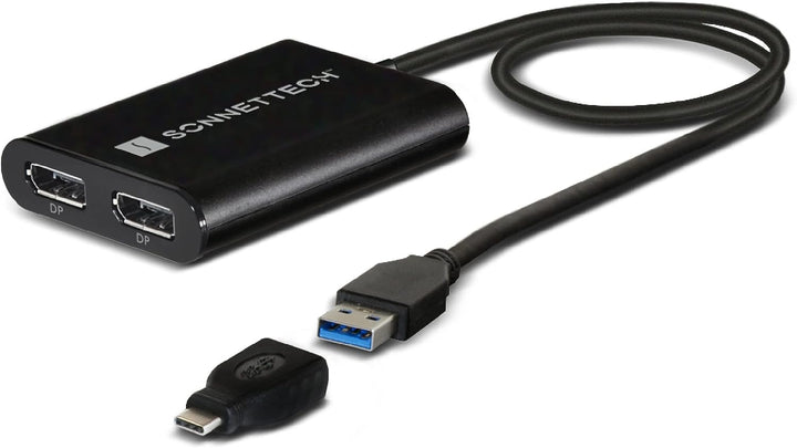 Sonnet DisplayLink Dual 4K DisplayPort Adapter für M1 Macs USB3-DDP4K