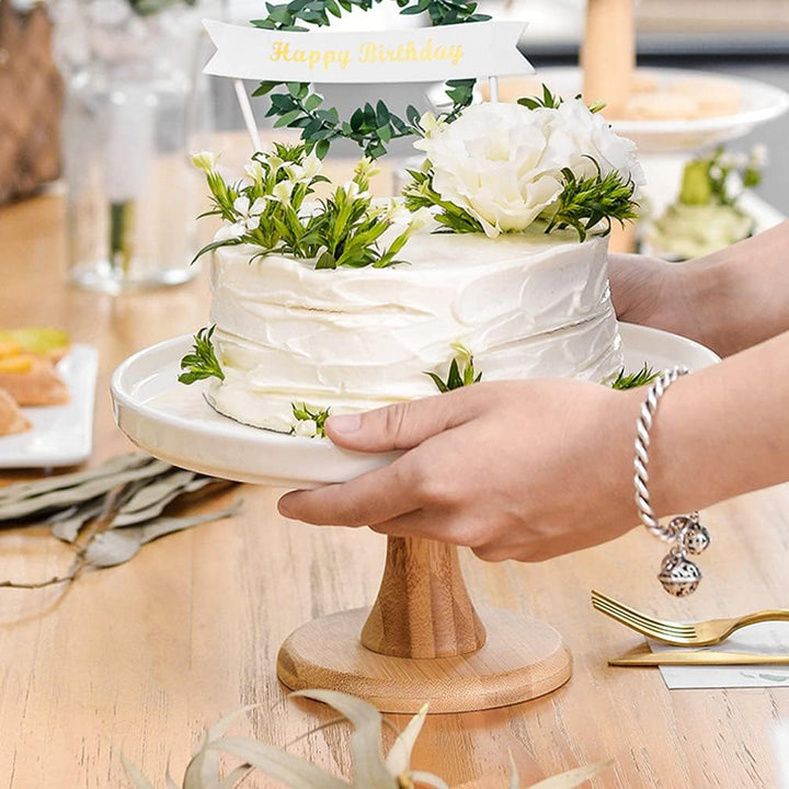 BESPORTBLE Keramik Tortenplatte Kuchenplatte Tortenständer Hoz Cupcake Ständer Kuchenständer Muffins