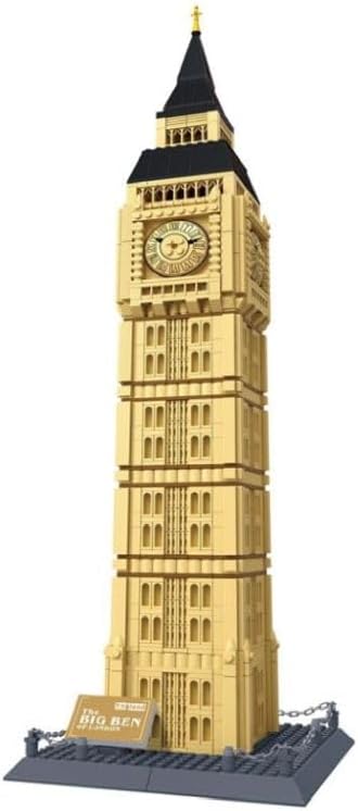 WANGE Architektonisches Modell zum Bauen mit Bauklötzen. Elizabeth Tower, London Elizabeth Tower - L