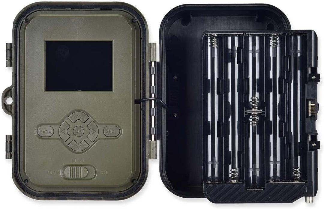 Wildlife Kamera - 4K@10fps - 50 MPixel - 8 MPixel CMOS - IP65 - Schwarz No-Glow IR - Nachtsicht - Bl