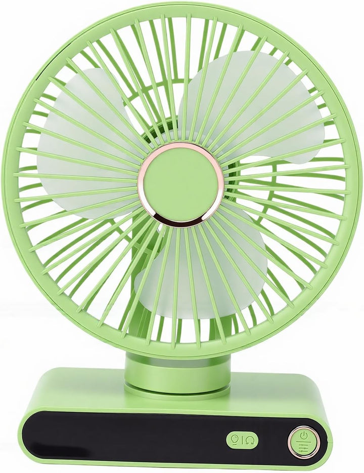 XUMIUZIY Kompakter Wandventilator mit Licht, 5 Geschwindigkeiten, Einstellbare Kühlung für Wohnheim,
