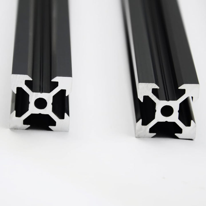 Iverntech 4pcs 300mm 2020V Type Black European Standard Anodised Linear Rail Aluminium Profile Extru