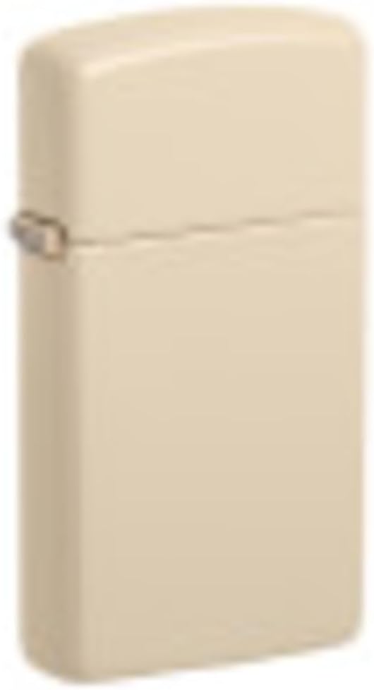 Zippo Feuerzeug, Slim Flat Sand, 1 x 3,5 x 5,5 cm 1 x 3,5 x 5,5 cm Schmaler Flacher Sand, 1 x 3,5 x