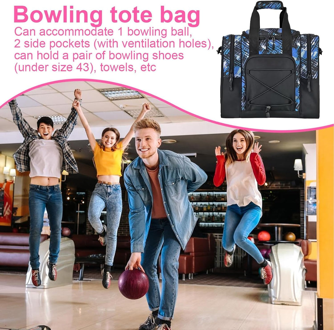 Bowlingtasche für einen Ball | Bowlingballtasche | Bowlingballtasche für Ball, multifunktionale Hand