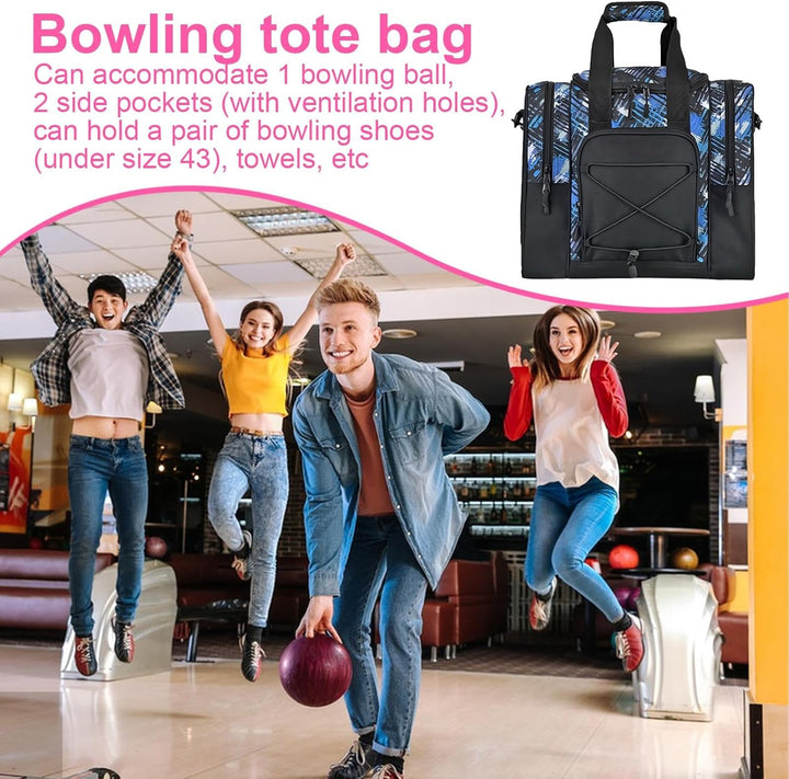 Bowlingtasche für einen Ball | Bowlingballtasche | Bowlingballtasche für Ball, multifunktionale Hand