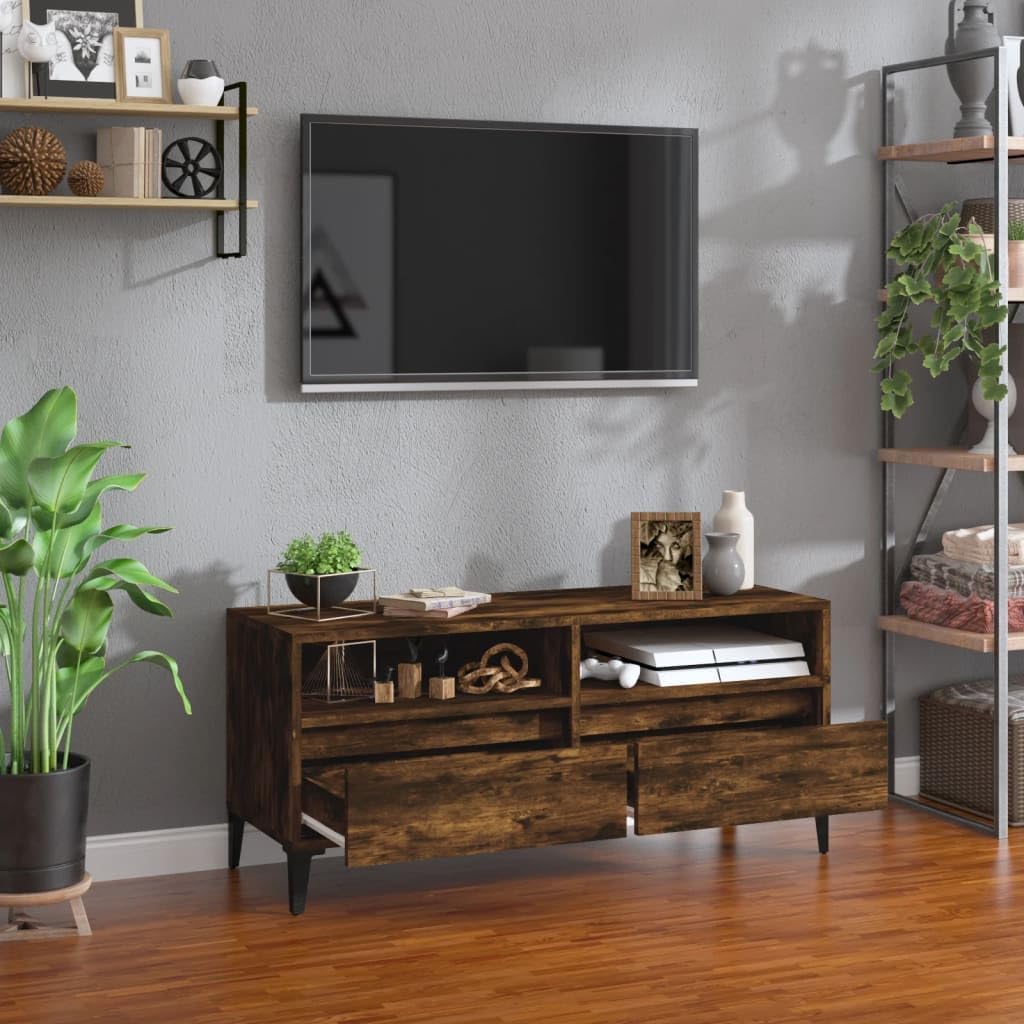 Tidyard TV-Schrank TV-Ständer Medienschrank Lowboard Sideboard Fernsehschrank Fernsehtisch HiFi-Schr