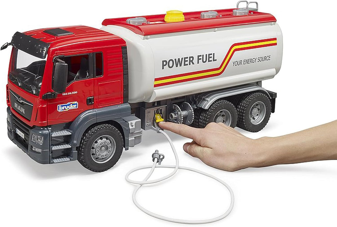 bruder 03775 - Man TGS Tankwagen - 1:16 LKW Lastwagen Transporter Fahrzeug Tankstelle Spielzeug