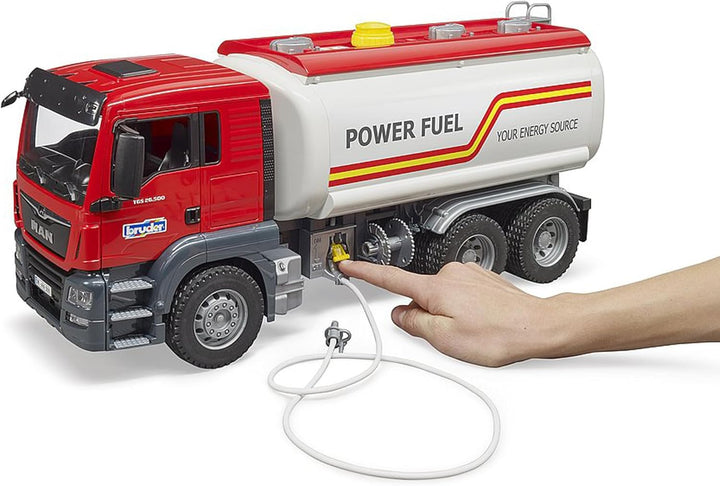 bruder 03775 - Man TGS Tankwagen - 1:16 LKW Lastwagen Transporter Fahrzeug Tankstelle Spielzeug