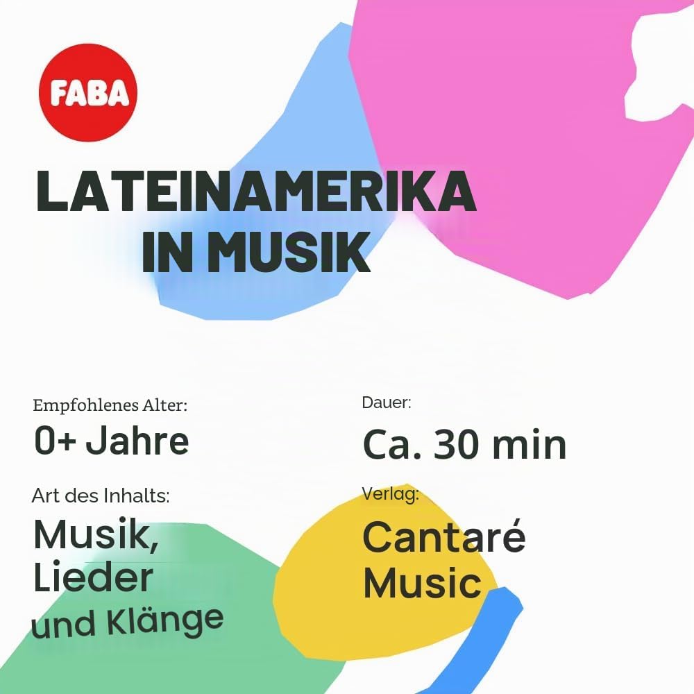 FABA Sonoro Charakter - Lateinamerika in Musik - Lieder, Kinder ab 0 Jahren, spanische Version