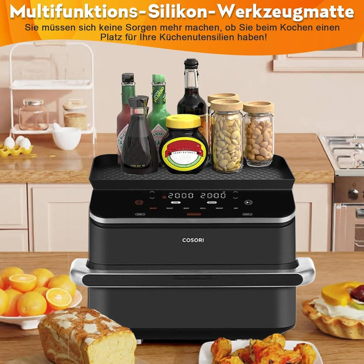 Cosori Heissluftfritteuse Zubehör Cosori Airfryer 8.5L/10L Dual Blaze Twinfry Aufbewahrungsregal aus