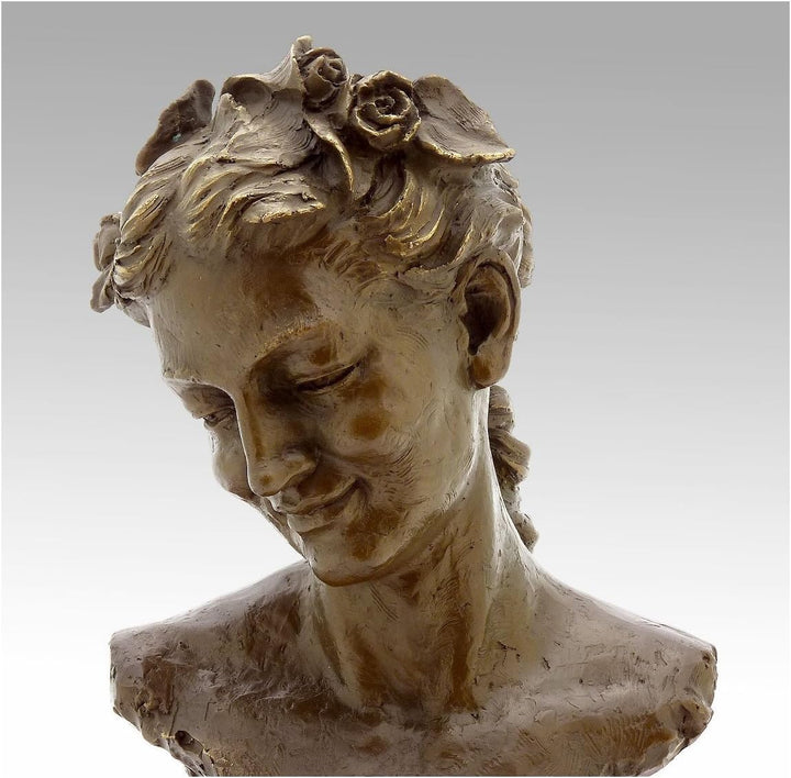 Kunst &amp; Ambiente - Bacchante with Lowered Eyes (1872) - Jean-Baptiste Carpeaux - Skulptur - Plastik