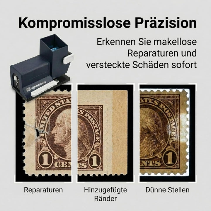 Safe 9901 Signoscope PRO Optisch-elektronischer Wasserzeichenfinder und Prüfgerät für Briefmarken |