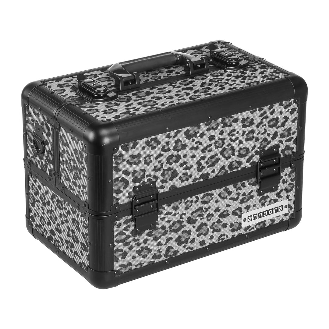 anndora Beauty Case Kosmetikkoffer - Stilvoller Schmuckkoffer, Schminkkoffer mit robustem Aluminiumr