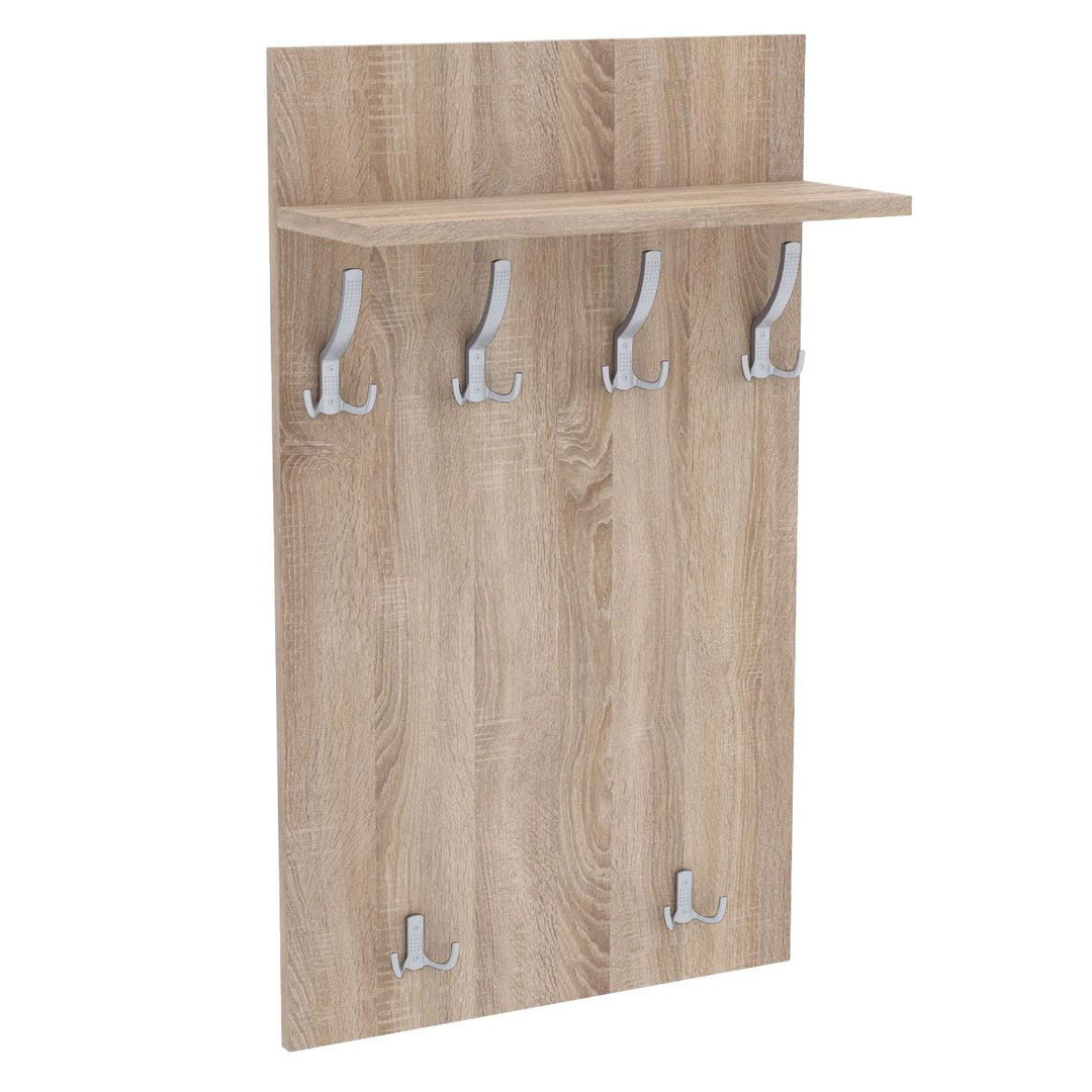 AKKE 120x60 | MAXI Garderobenpaneel Wandgarderobe Garderobe Wandpaneel Kleiderstange ALUMINIUM | SON
