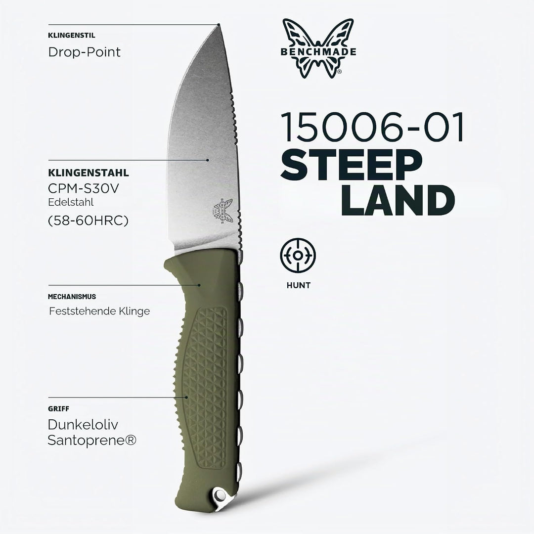 Cuchillo STEEP COUNTRY Santoprene acero CPM-S30V