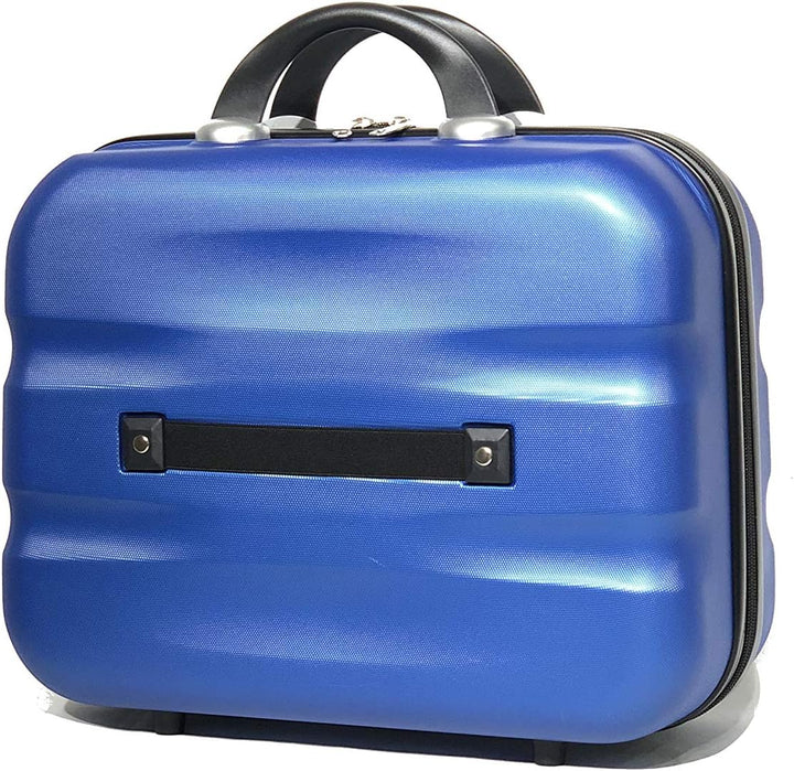 Koffer für mittelgrosse Kabine, gross, mit oder ohne Kosmetiktasche – französische Marke Blau (5806)