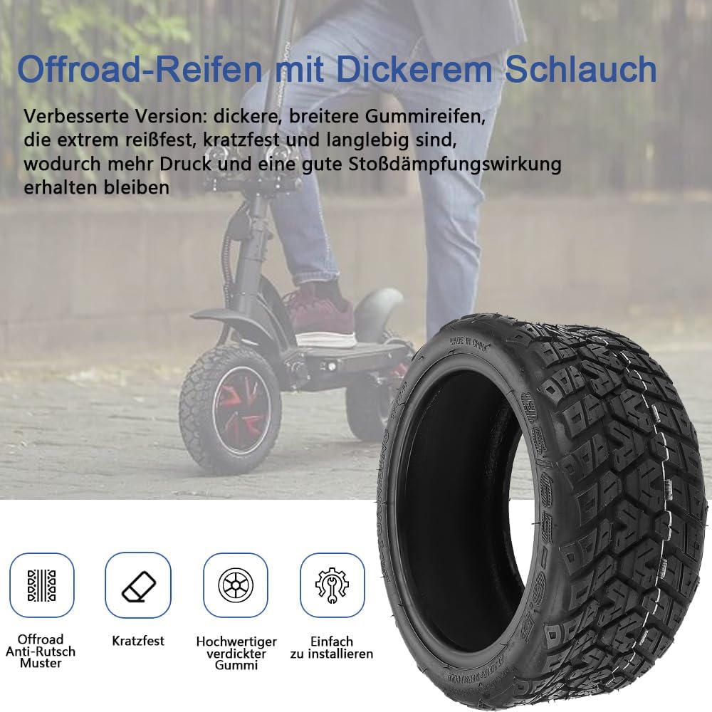 85/65-6,5 Innen- Aussenreifen Breitere Dickere Elektroroller Ersatzräder für Kugoo G-Booster/KUGOO G