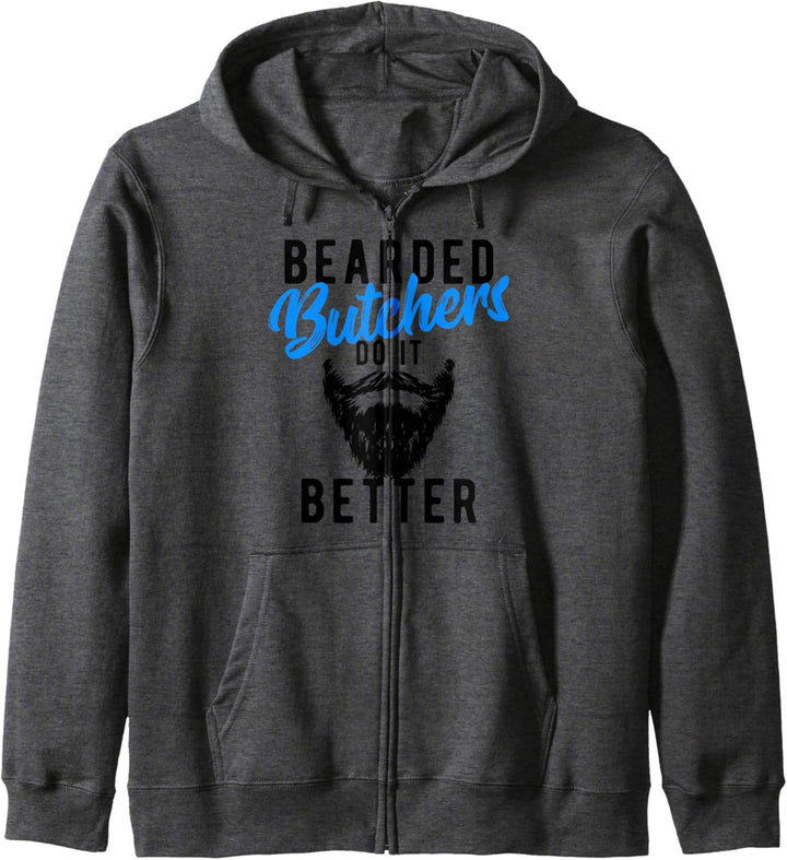 Bearded Butchers Do It Better T-Shirt – lustiges Job Tee Kapuzenjacke