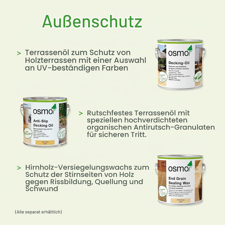 Osmo Terrassenstreichbürste mit Handgriff (150 mm) - 14000300
