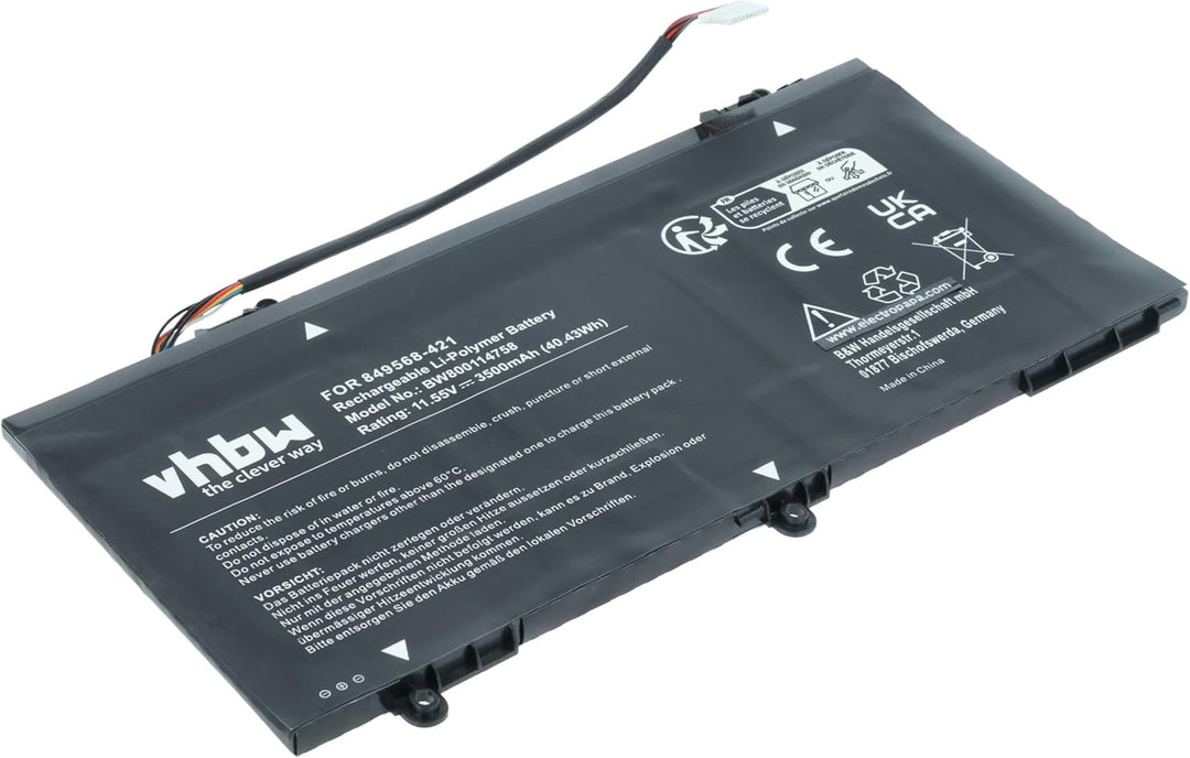 vhbw Akku kompatibel mit HP Pavilion 14-AL114NF, 14-AL114TU, 14-AL115NA, 14-AL115NF, 14-AL115TU Note