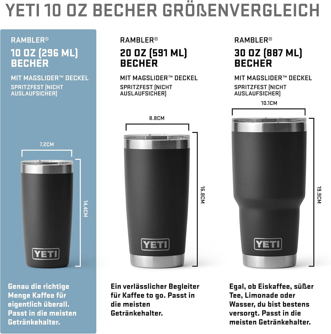 YETI Damen Rambler 20 Isolierter Becher White 10oz (296ml), White 10oz (296ml)