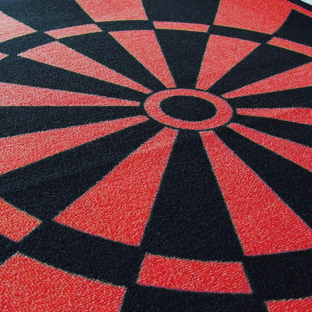 Kingpower Dart Teppich Matte Rot Steeldart Dartpfeile Dartboard Zubehör Dartteppich Target Oche Dart