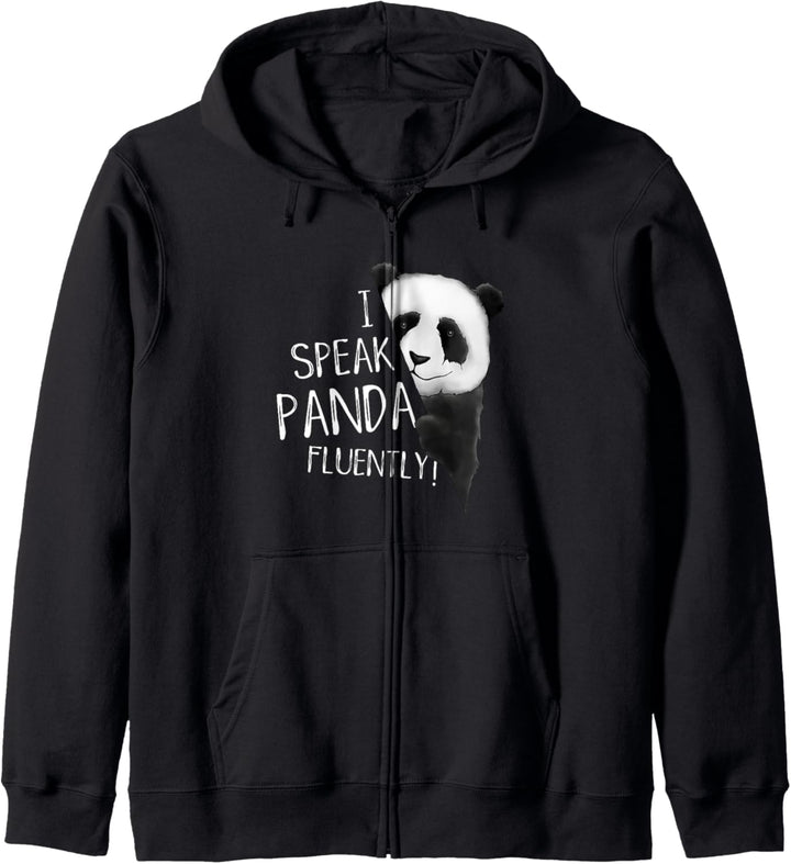 Ich spreche fliessend Panda! Panda Fan Fun Kapuzenjacke