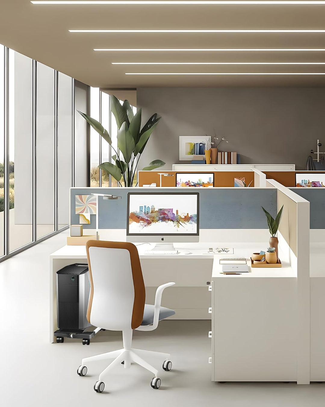 CPU Ständer für PC Computer Gehäusehalter, AkoaDa Abnehmbare Verstellbare Computer Desktop Ständer U