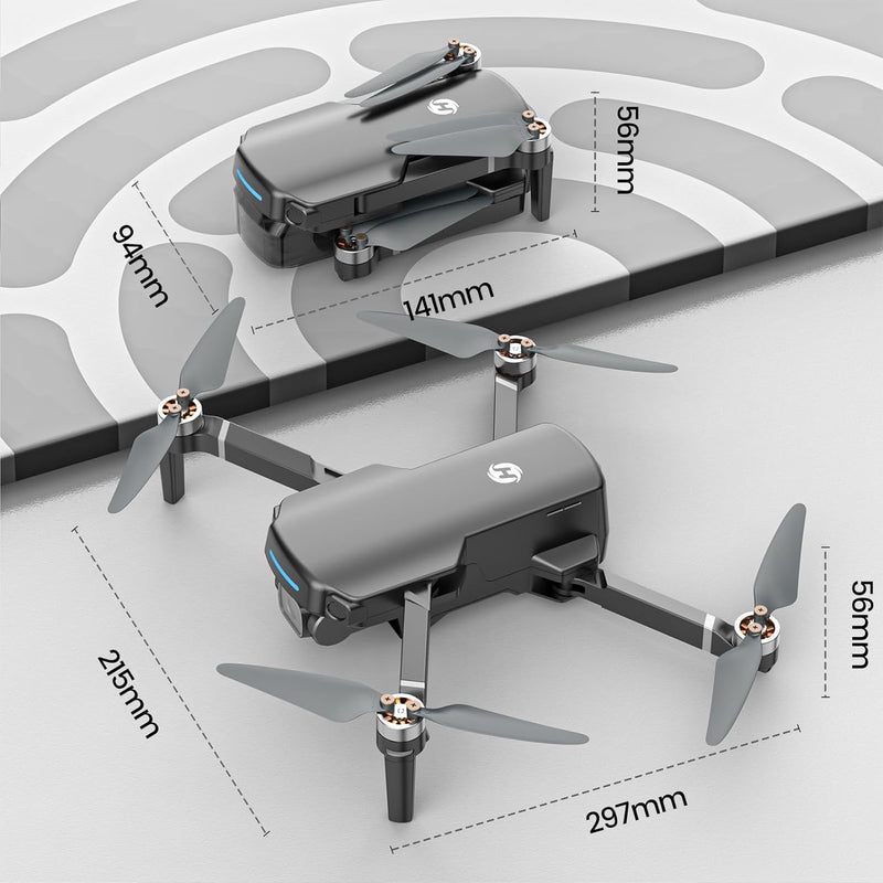 Holy Stone HS360S Drohne mit Kamera 4K GPS für Erwachsene, 3KM Grosse Reichweite 5G FPV Bildübertrag