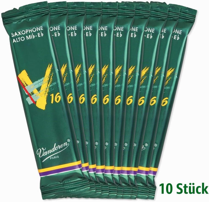 Vandoren SR7015 V16 Alt Saxophon Blätter - 10 Einheiten Stärke 1.5, Stärke 1.5