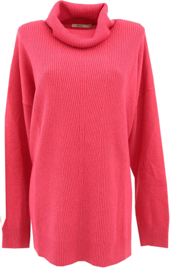 Cecil Damen Rollkragenpullover, L Rosa