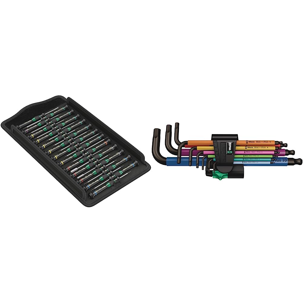 Wera 05134000001 Kraftform Micro Big Pack 1 Schraubendrehersatz, 25-teilig & 950 SPKL/9 SM N Multico