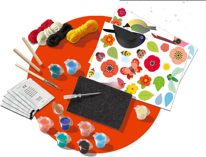 Ravensburger EcoCreate 18143 - Helping Birds & Bees - DIY Bastelset für Kinder ab 6 Jahren - Geburts
