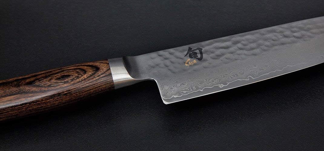 Kai Shun Premier Tim Mälzer TDM-1701 Allzweckmesser aus Damaststahl, 16.5 cm + Kai-Schleifstein AP-0