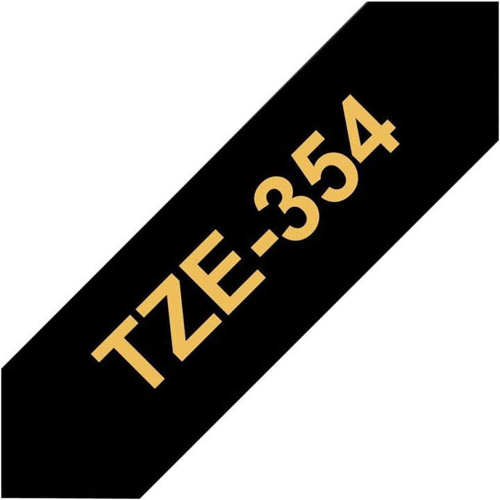 Brother Schriftband TZe-354, Gold/Schwarz, One size, TZe-354