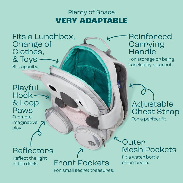 Affenzahn Kinderrucksack Grosser Freund | Kindergartenrucksack für Kinder von 3 bis 5 Jahren mit fun