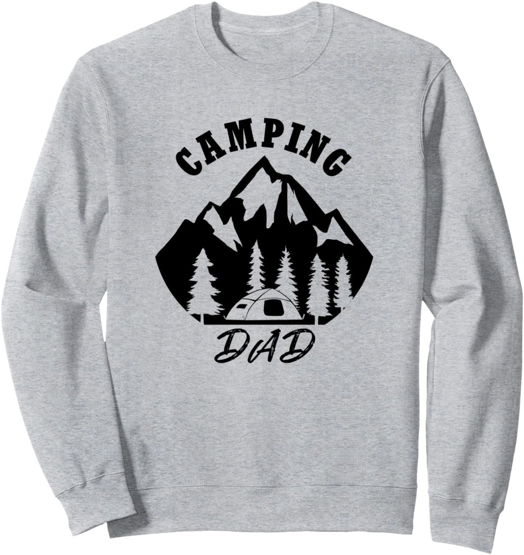 Camping Papa Natur Wildnis Wandern Sweatshirt