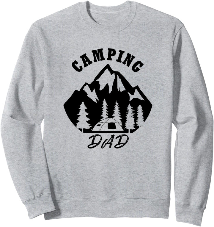 Camping Papa Natur Wildnis Wandern Sweatshirt