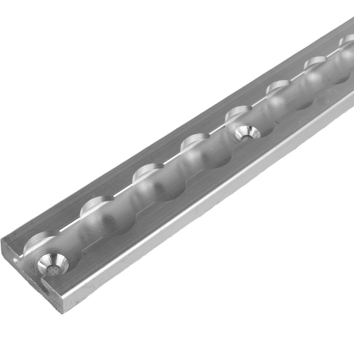 Safetytex Alu Zurrschiene eckige Form mit Bohrungen Airlineschiene 20mm Löcher Ladungssicherung LKW