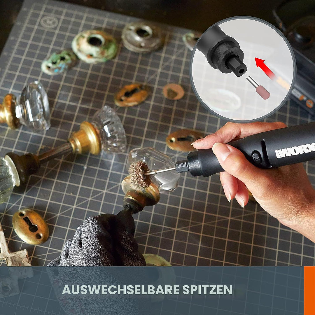 WORX Akku Multifunktionswerkzeug &amp; Winkelschleifer MakerX 18V(20V MAX) WX990, Powershare, Bürstenlos