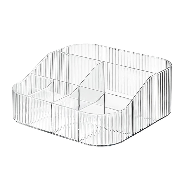 DASITON Make up Organizer,Kosmetik Organizer mit 8 Fächern,Acryl Kosmetik Aufbewahrung mit Grosser K