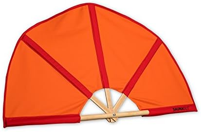 weiss Aufgussfächer, 105 cm Spannweite, Fächer Aufguss