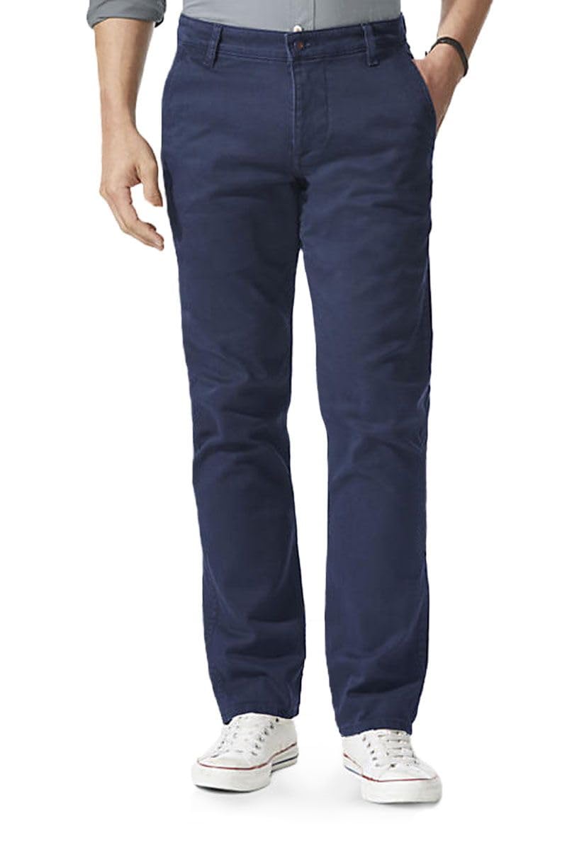 Dockers Herren Alpha Original Khaki Slim Hose 40W / 34L Blue (Stretch/Pembroke), 40W / 34L Blue (Str