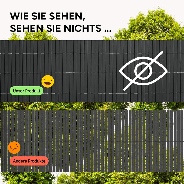 Videx 11205 Balkonverkleidung Rügen 90 x 300 cm Bambus