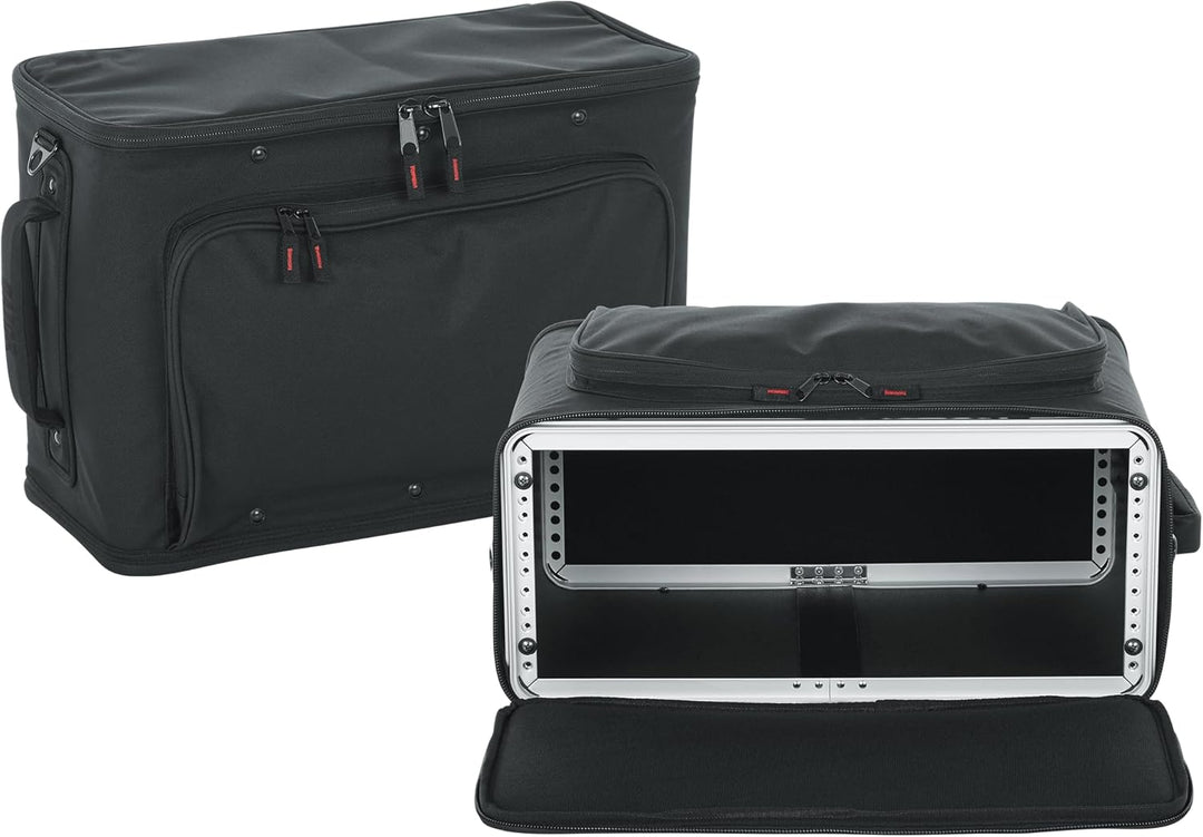 Gator GR-RACKBAG-4U Leichte Gepäckträgertasche mit Aluminiumrahmen und PE-Verstärkung 4U Rack Space,