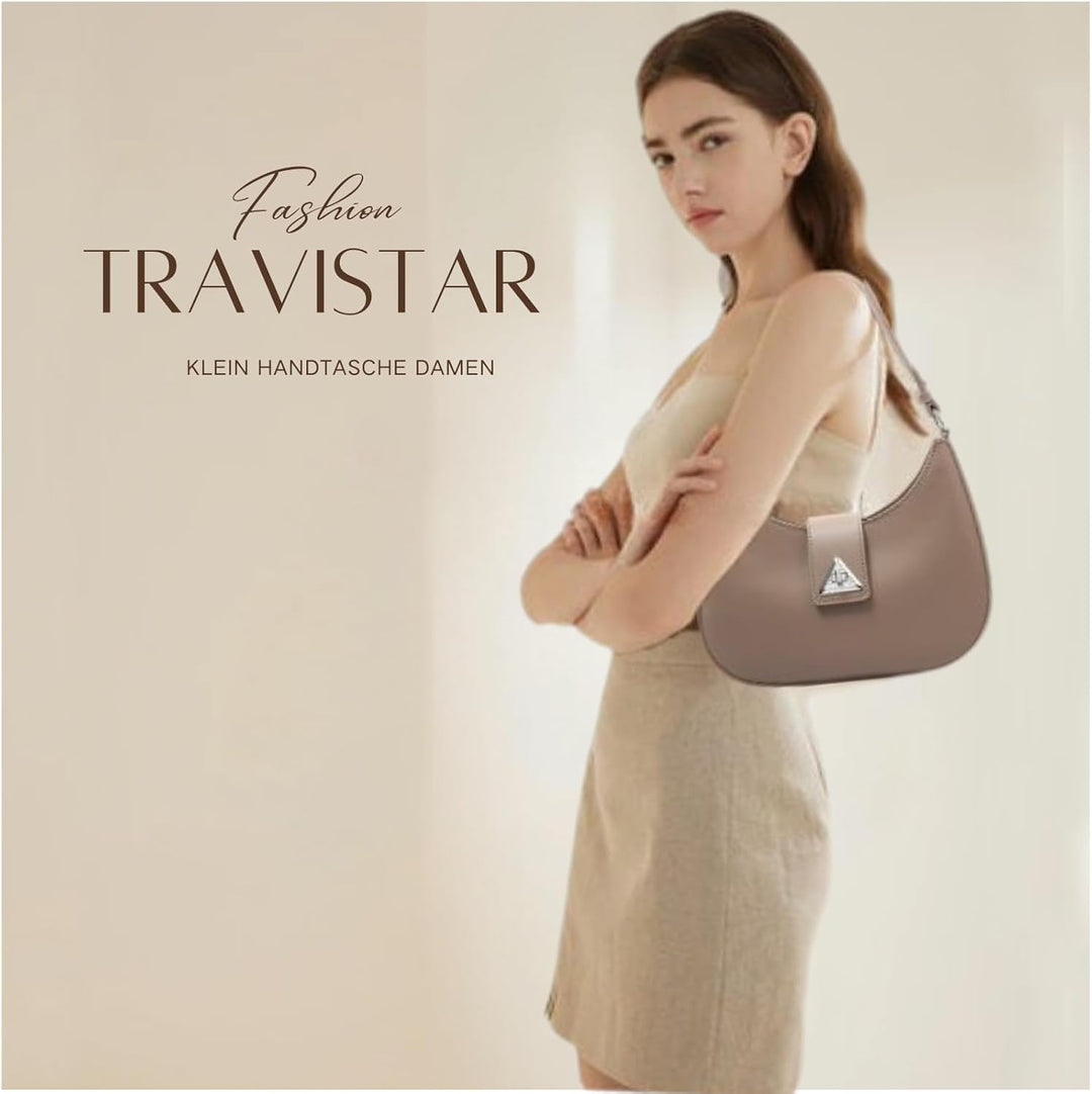 Travistar Handtasche Damen Klein Elegant Schultertasche Damen Kleine Tasche Y2k Bag Aesthetic Abendt