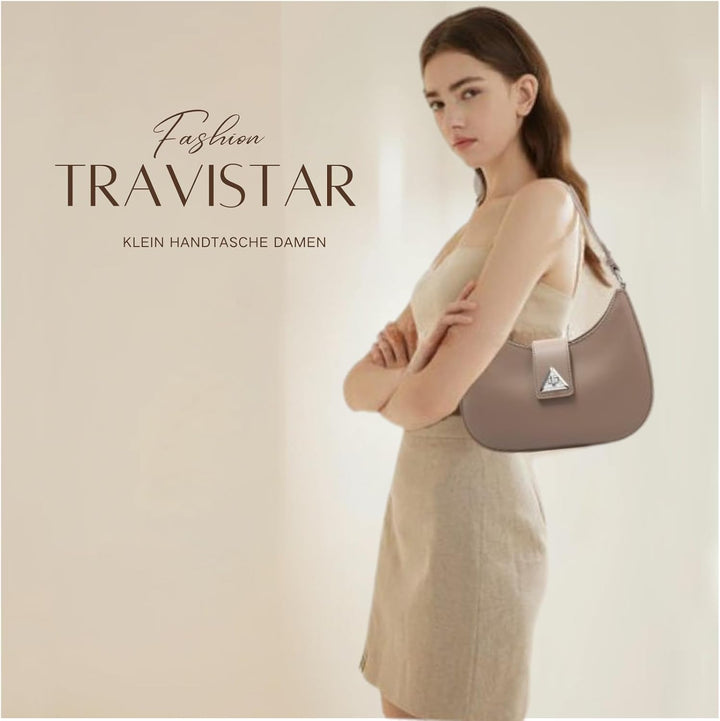 Travistar Handtasche Damen Klein Elegant Schultertasche Damen Kleine Tasche Y2k Bag Aesthetic Abendt