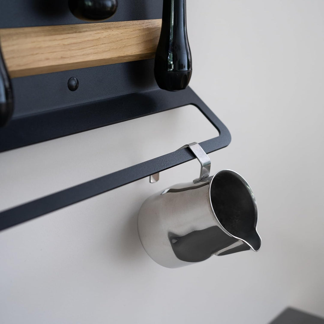 FLATE® Barista Board für Siebträger, Tamper und Barista Zubehör (Weiss), Weiß