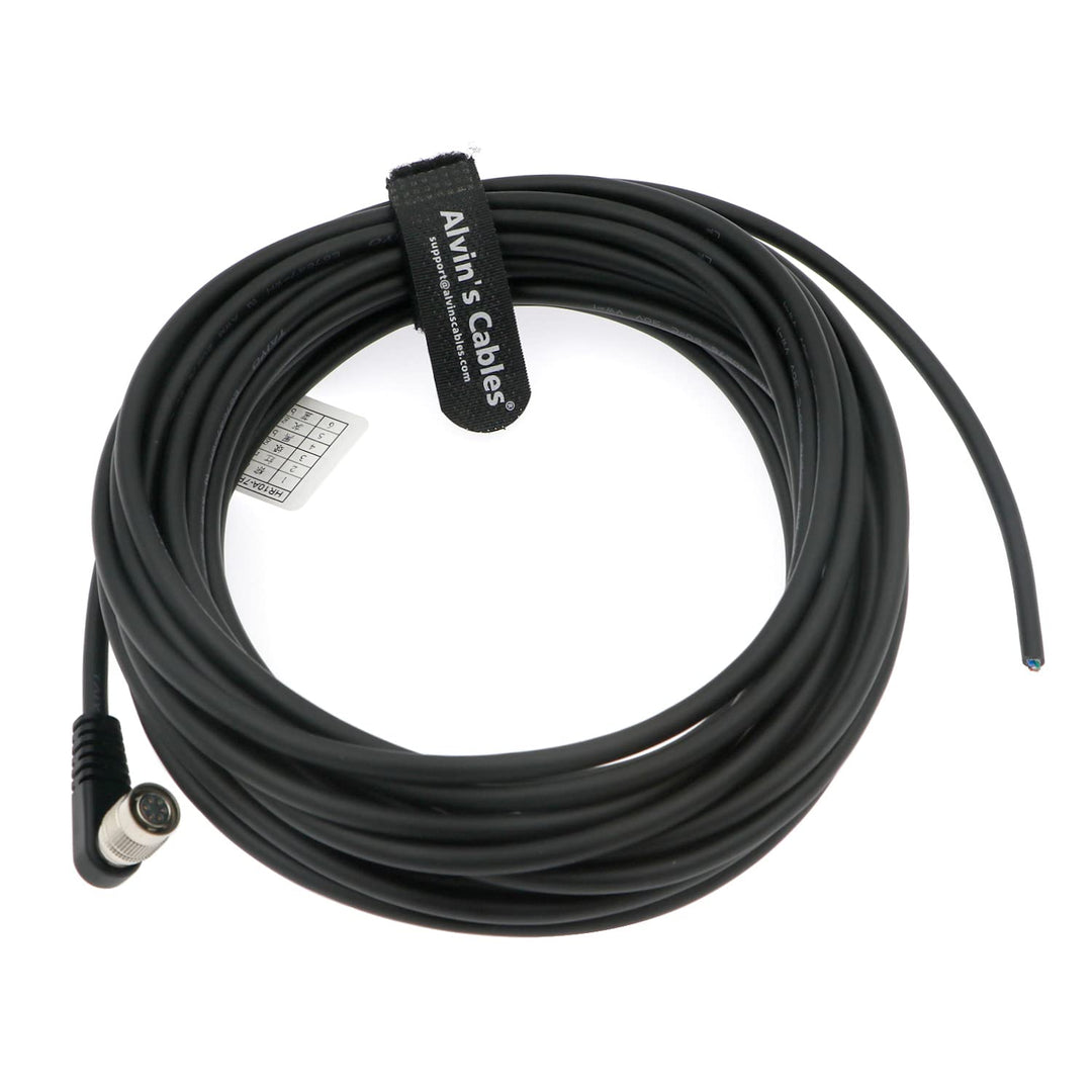 Alvin's Cables Hirose 6 Pin Buchse Rechtwinklig auf Offenes Ende Trigger Stroboskop PWS Kabel für TI